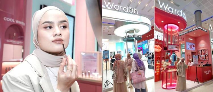 Wardah Perkenalkan Glasting Liquid Lip di EverGlasting World Surabaya X Beauty 2024