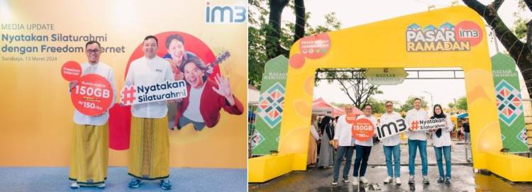 IM3 Hadirkan Kampanye “Nyatakan Silaturahmi dengan Freedom Internet” dan Pasar Ramadan IM3 di Surabaya