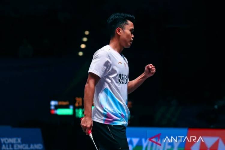 Kalahkan Exelsen, Ginting ke Semifinal All England