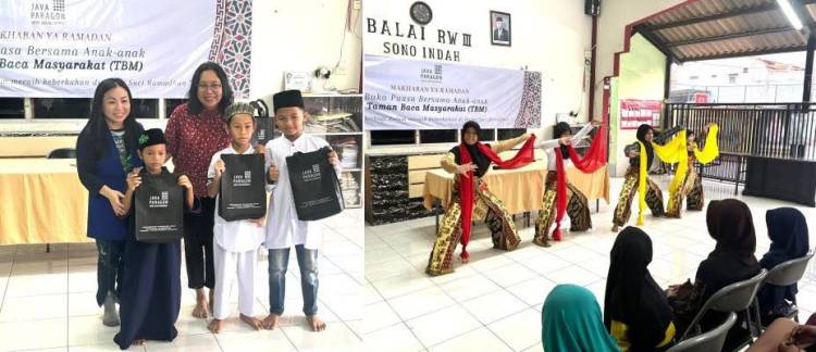 Java Paragon Gelar CSR di TBM Kampung Bakat, Ingatkan Pentingnya Membaca untuk Anak