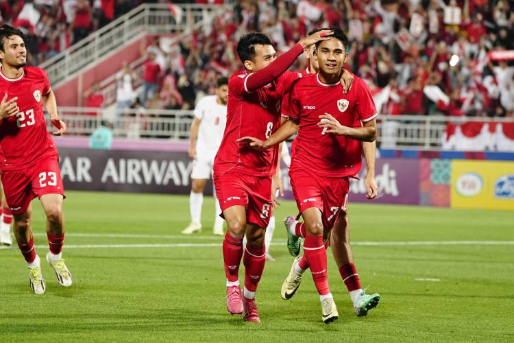 Piala Asia U-23 2024: Bantai Yordania 4-1, Indonesia Lolos Keperempat Final Dampingi Qatar
