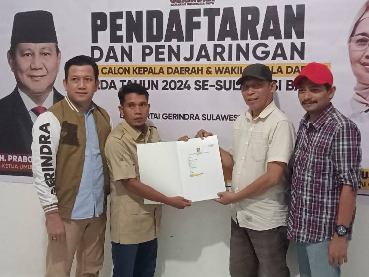 Mantap Maju Pilkada Polman, Andi Bebas Daftar Calon Bupati di Gerindra 