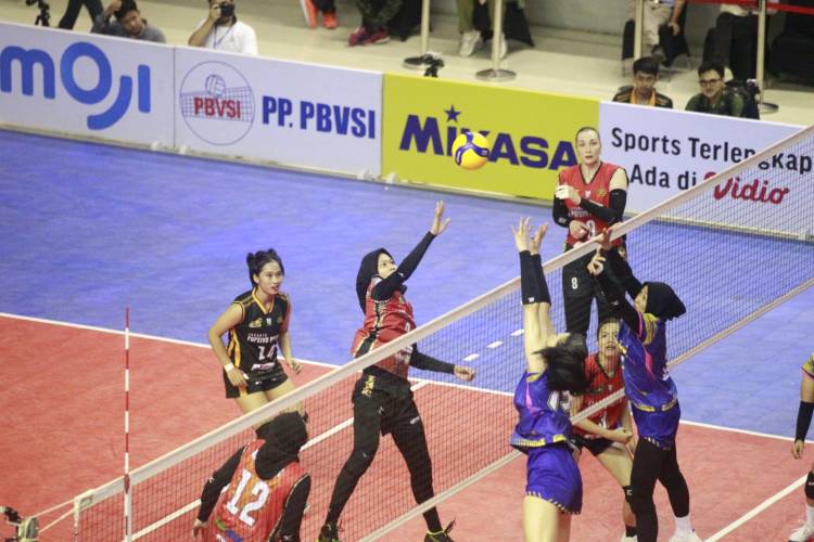 Tundukan Livin Mandiri 3-0, Popsivo Polwan Kuatkan di Posisi Teratas Klasemen Sementara