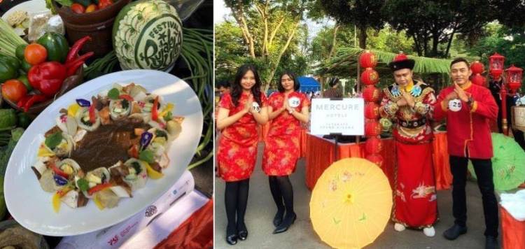 Mercure Surabaya Grand Mirama Bikin Rujak Sushi di Festival Rujak Uleg