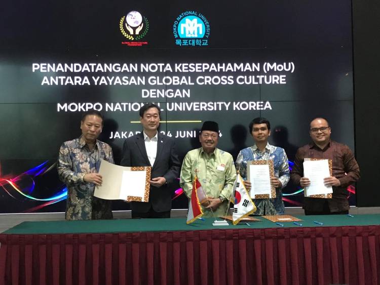 Yayasan Global Cross Culture dan Mokpo National University Kembangkan Pendidikan Bagi Generasi Muda