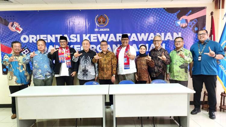 Pengurus PWI Jaya Lakukan Silahturahmi dengan Direksi Bank DKI