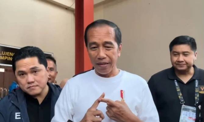 Presiden Jokowi Hadiri Turnamen Piala Presiden 2024