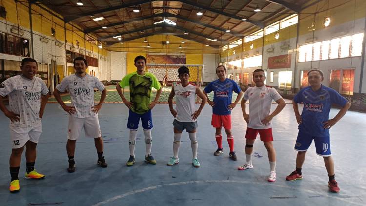 Persiapan Tim Futsal Siwo  PWI DKI Jakarta untuk Porwanas XIV di Banjarmasin