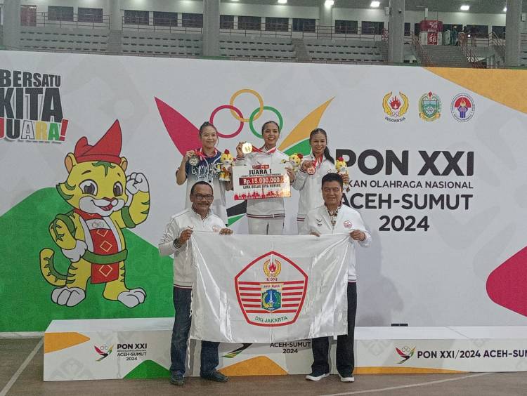 PON XXI Aceh-Sumut 2024: DKI Jakarta Kembali Raih Medali Emas pada Cabor Senam Artistik 