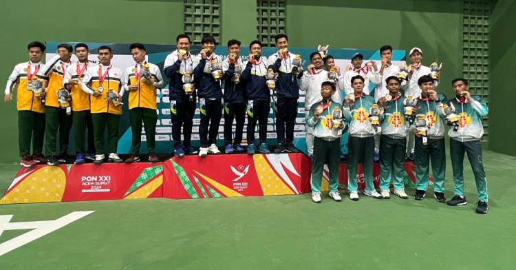 Jawa Barat Juara Umum Soft Tenis PON XXI 2024