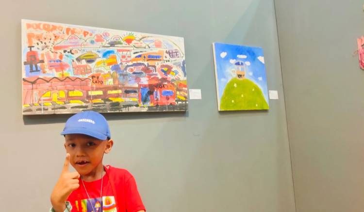 136 Kreator Cilik Pamerkan Karya Seni Penuh Warna di Museum Sonobudoyo