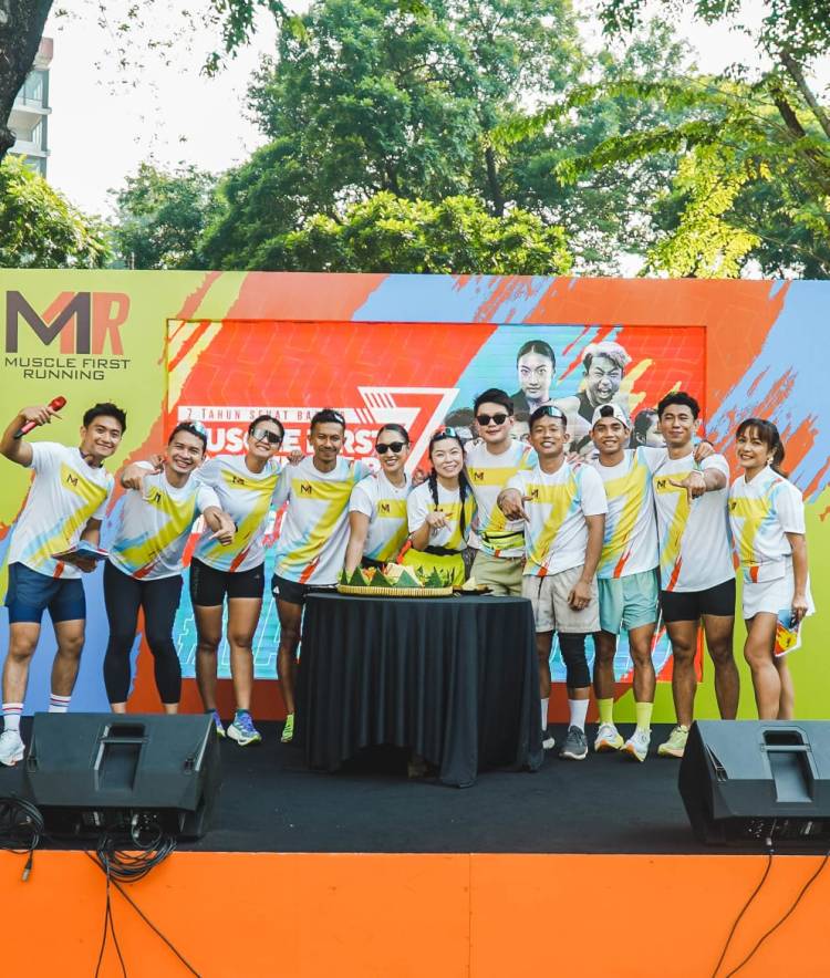 Bersama 7 Komunitas Lari, Muscle First Gelar Fun Run 7 Kilometer