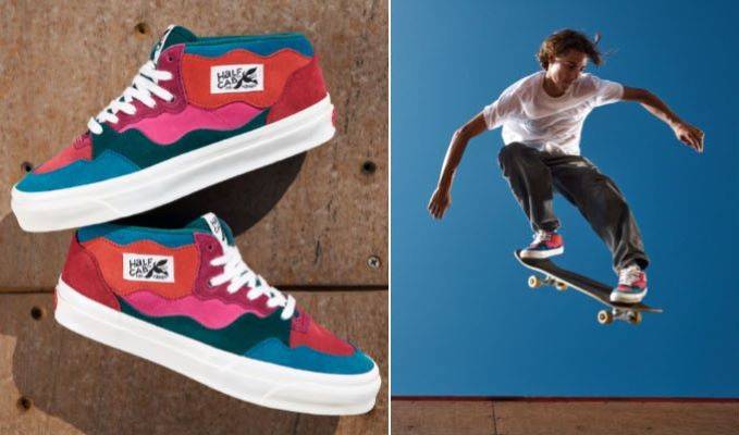 Kreativitas Seniman Pecinta Skateboard Asal Belanda Dituangkan pada Sepatu Klasik