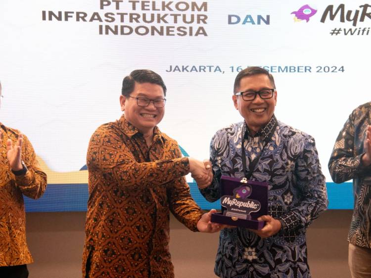 Resmi Jalin Kerjasama, PT Telkom Infrastruktur Indonesia dan MyRepublic Hadirkan Akses Internet Berkualitas di Indonesia