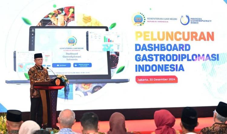 Untuk Daya Halus Diplomasi, Menlu Luncurkan Dashboard Gastrodiplomasi.   