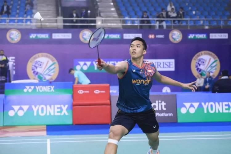 India Open 2025: Jonatan Christie  Terhenti di Semifinal,  Dikalahkan Pebulutangkis Denmark Viktor Axelsen 