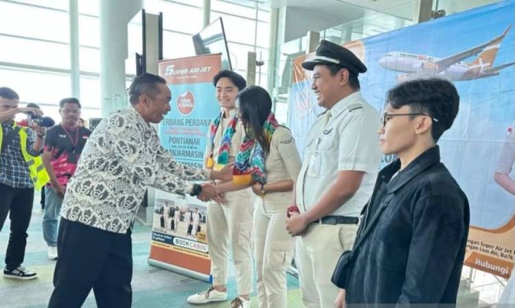 Resmi! Angkasa Pura Buka Rute Baru Pontianak-Banjarmasin-Lombok