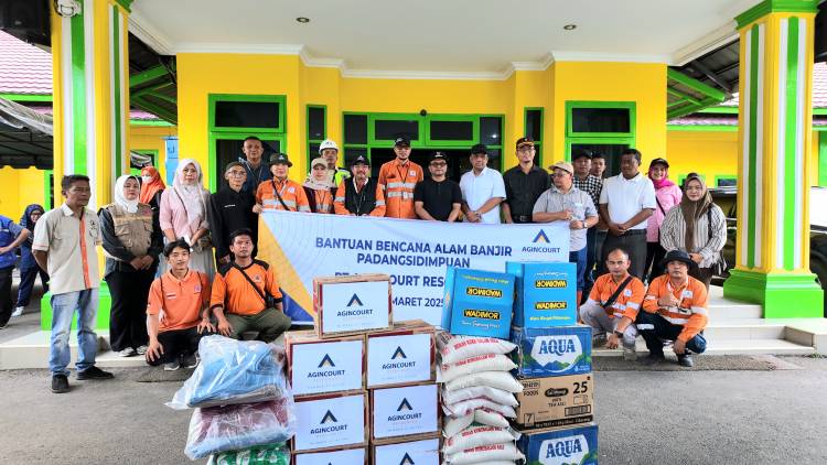 Agincourt Resources Salurkan Bantuan untuk Korban Banjir Bandang di Tapanuli Selatan dan Padangsidimpuan   