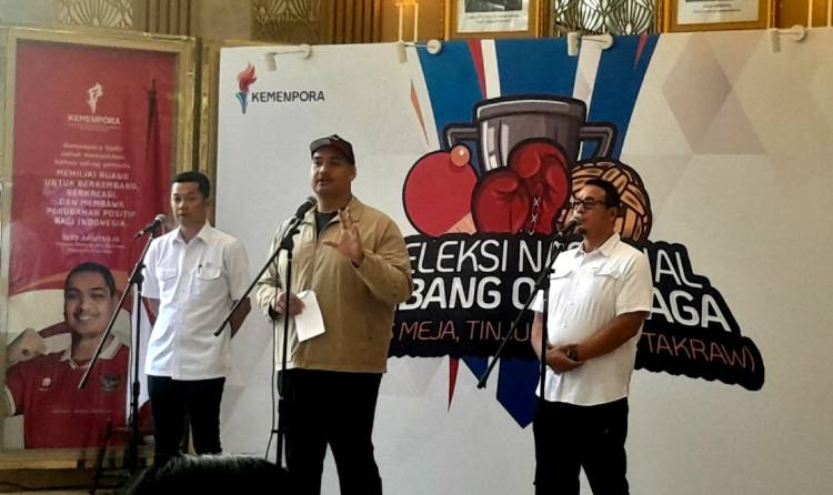Kemenpora Gelar Seleknas Tiga Cabor, Menpora Dito: SeleknasTerbuka dan Berorientasi pada Prestasi