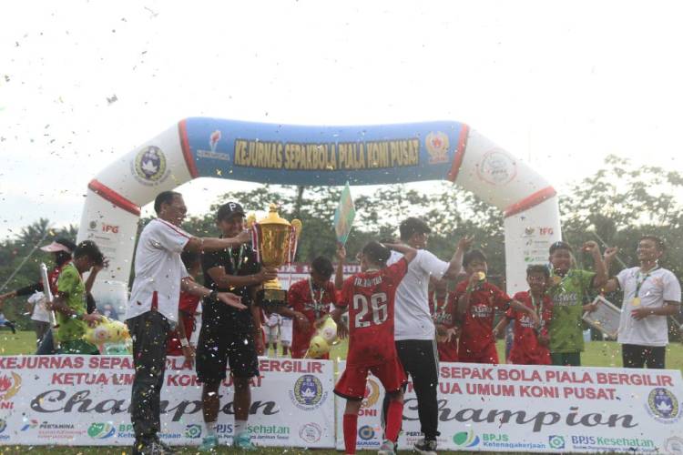 SSB Saswco Bandung Raih Mahkota Juara Baru di Piala Bergilir Ketum KONI Pusat ke-VI 2025