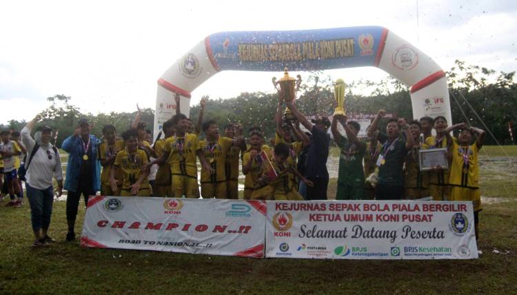 Final KU-14: Sixteen Tangerang Taklukkan Putra Pakuan, Angkat Trofi Juara Piala Ketum KONI ke-VI 2025