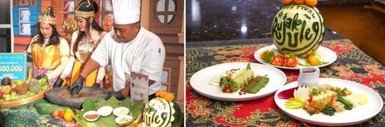 Grand Swiss-Belhotel Darmo Sajikan Rujak Bonek di Festival Rujak Uleg Surabaya 2025
