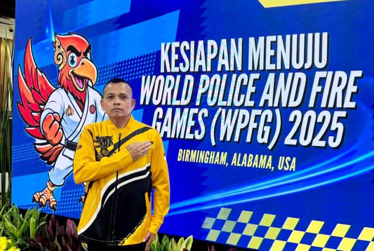 Dilepas Kapolri, Ockben Saor Sinaga dkk Bertekad Rebut Medali dan Harumkan Bangsa  di  World Police and Fire Games