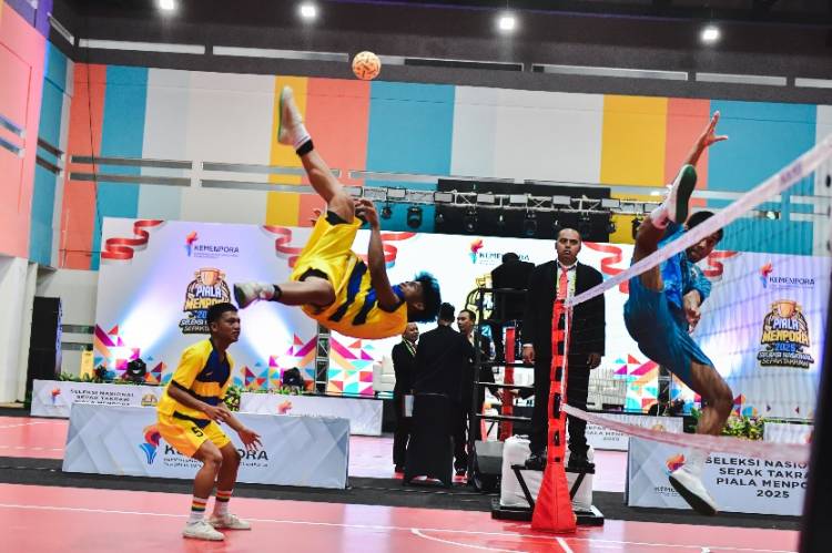 270 Atlet Ikuti Seleknas Sepak Takraw Piala Menpora untuk SEA Games di Thailand