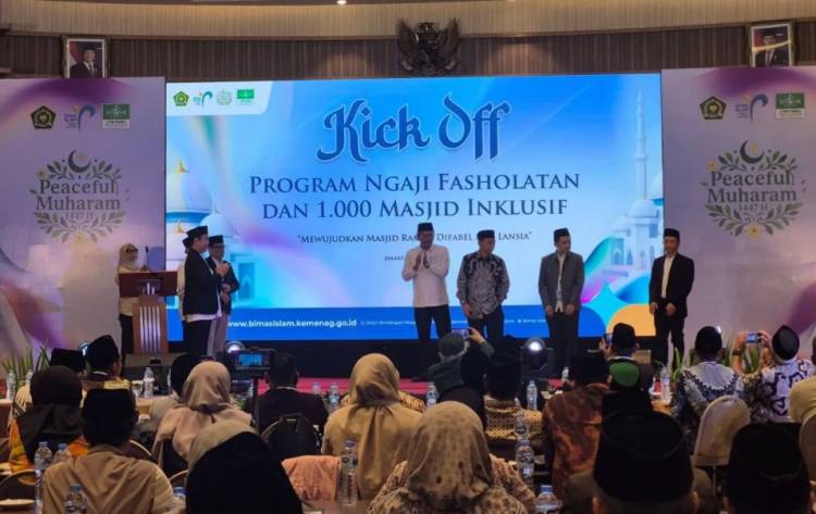 Kemenag Resmi Luncurkan Program 1.000 Masjid Ramah Lansia dan Disabilitas