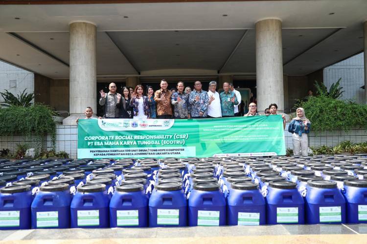 500 Komposter untuk Jakarta Utara: Kolaborasi Hijau Dunia Usaha dan Pemerintah