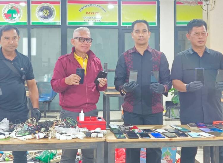 Sinergitas dengan Polda Metro Jaya, Lapas Cipinang Ungkap kasus Open BO