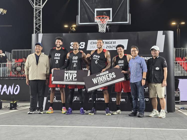Kalah di Laga Pertama, Lugano Juara FIBA 3x3 Challenger Jakarta 2025