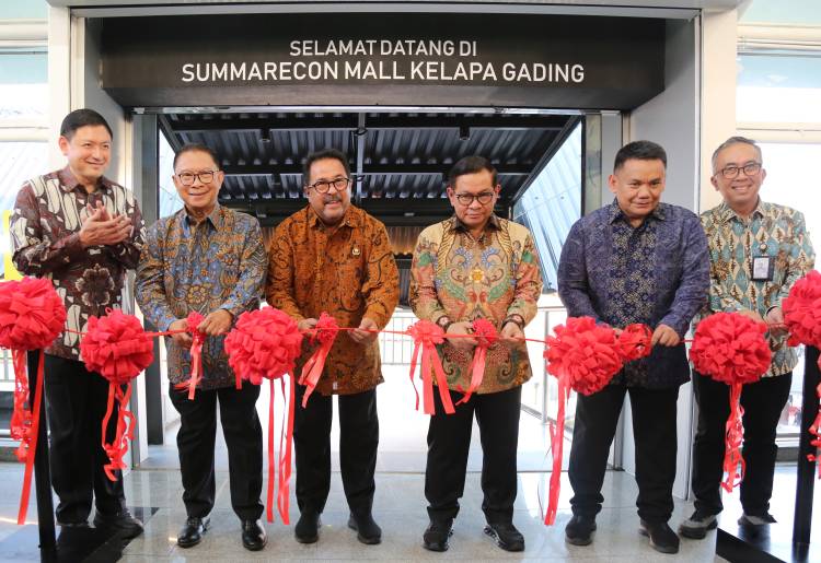 Gubernur DKI Jakarta Resmikan Hak Penamaan Stasiun LRT Boulevard Utara Summarecon Mall