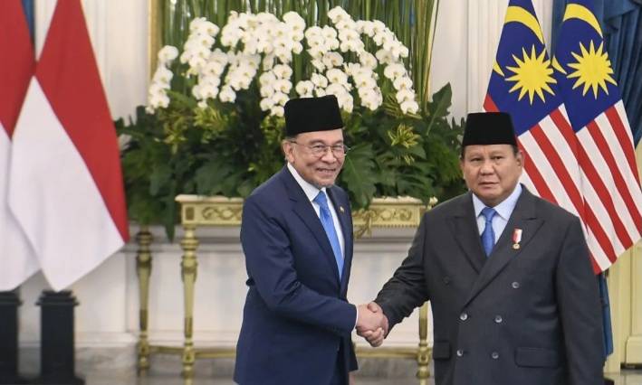 Presiden  Prabowo dan PM Anwar Ibrahim Sambut  Baik Penetapan Batas Maritim 