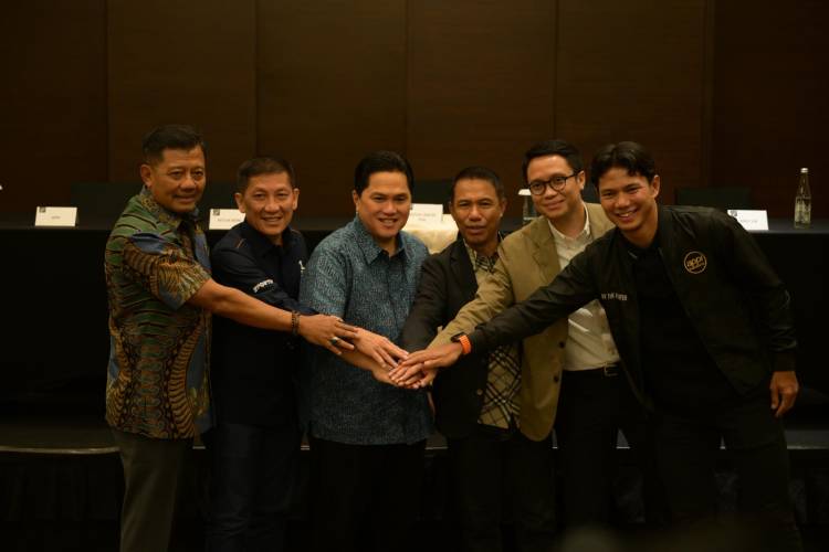 Erick Thohir Apresiasi NDRC Indonesia Ikut Jaga Ekosistem Sepak Bola Nasional