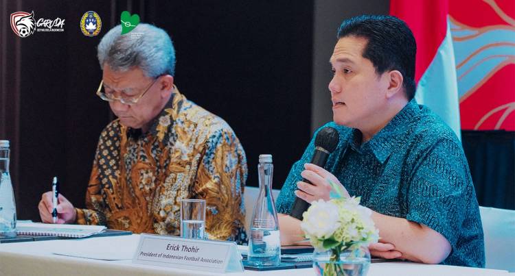 Ketum PSSI, Erick Thohir Puji Kinerja Positif PT GSI dalam RUPS 2025