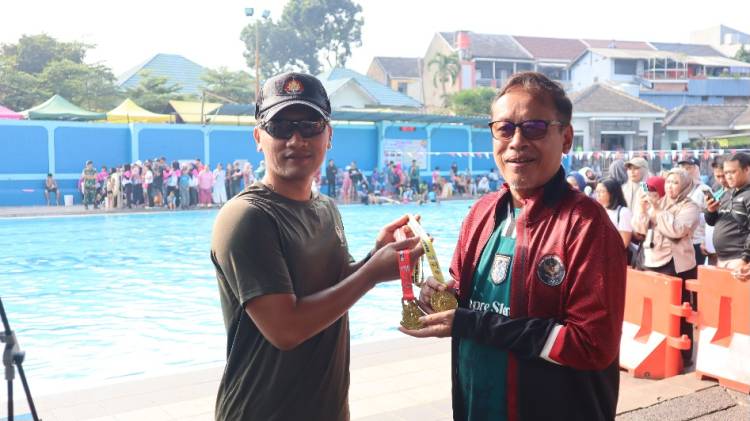 Sukses di Gelar Kejuaraan Renang Antar Pelajar Piala DanBrigif 1/JS, Di Buka Resmi Komandan Brigif 1/JS Dan Kemenpora RI