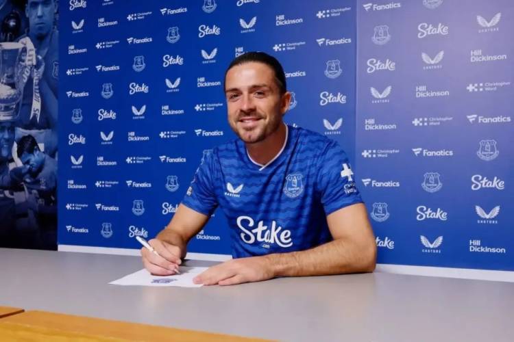 Everton Resmi Pinjam Jack Grealish dari Manchester City