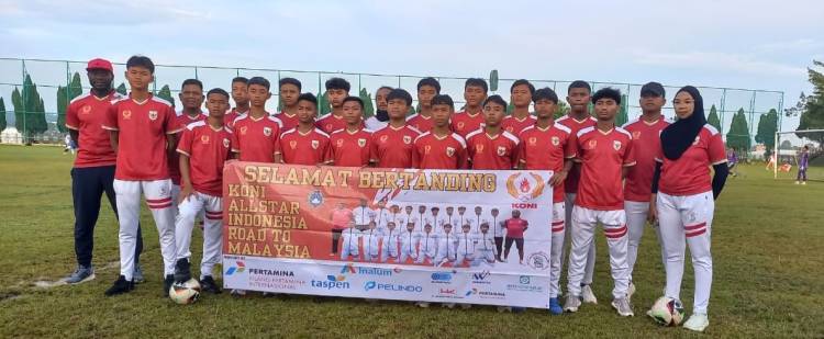 Tim Sepakbola KONI Allstar Indonesia U15 Harus Terhenti Di Delapan Besar Kejuaraan Internasional Open Penang Malaysia