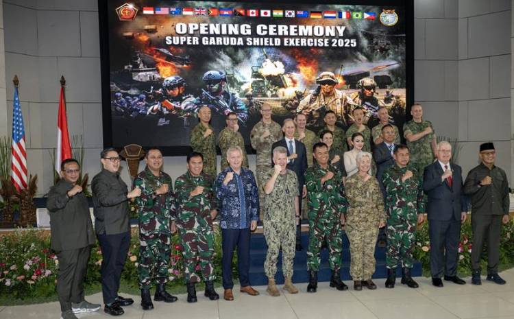 AS dan Indonesia Gelar Latihan Multinasional Gabungan Super Garuda Shield 2025
