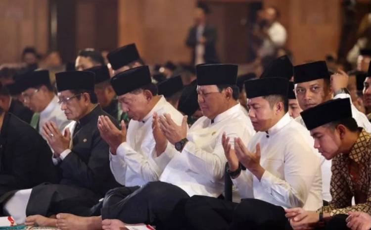 Presiden Prabowo dan Wapres Hadiri Peringatan Maulid Nabi Muhammad SAW di Masjid Istiqlal Jakarta