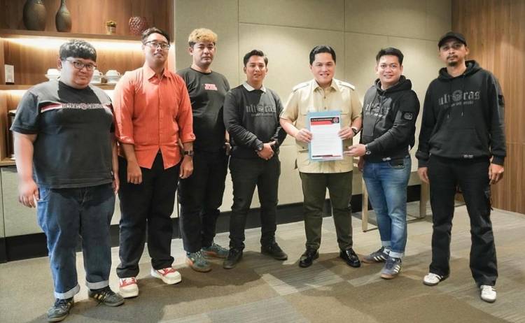 Erick Thohir Terima Masukan dari Ultras Garuda untuk Perbaikan Sepak Bola Indonesia