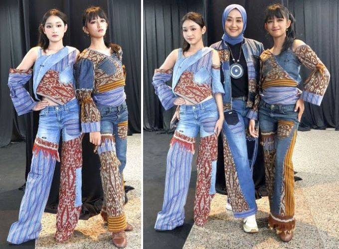 Torilla Mode by Hany Tampilkan Koleksi dari Limbah Jins di Surabaya Fashion Parade 2025