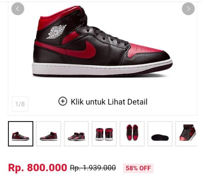 Air Jordan 1 Dulu Diburu Kini Diobral