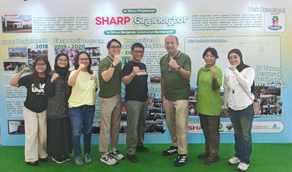 10 Tahun Sharp Greenerator Gerakkan Generasi Peduli Bumi