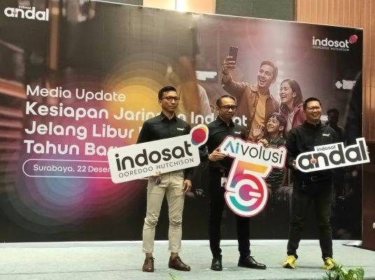 Indosat Memprediksi Trafik Data di Jatim Selama Nataru 2026 Naik 16%, Pastikan Jaringan Internet Andal