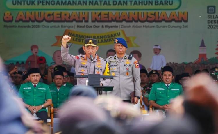 Kapolri Jenderal Listyo Sigit Prabowo: Apel Kebangsaan Banser Momentum Komitmen Persatuan