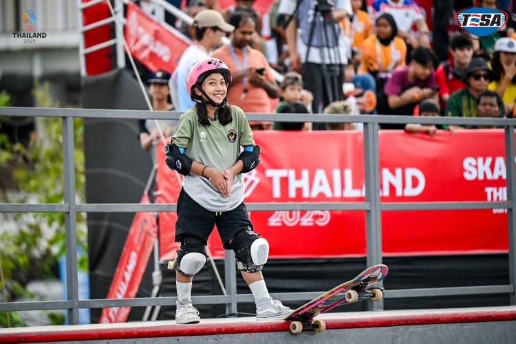 Dari SEA Games 2025 Thailand, Mikhayla Shanum Jadi Atlet Muda Masa Depan Skateboard Indonesia
