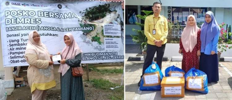 FJPI Aceh Ikut Peduli Penyintas Banjir Bandang dan Longsor di Aceh