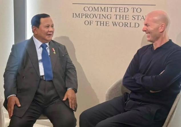Ketika.Bertemu Zidane, Presiden Prabowo Ungkap Ingin Majukan Sepak Bola Indomesia